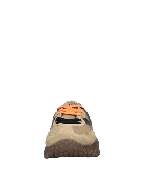Sneakers in camoscio KEH NOO | S00KM9728BEIGE-NERO